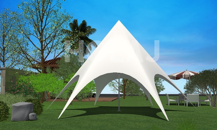 單峰星型天幕帳篷